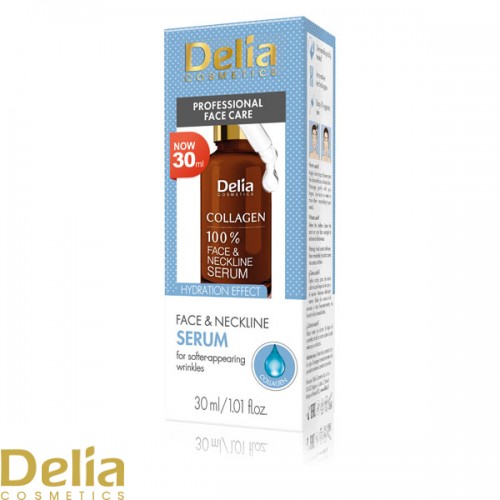 DELIA 100% - Serum za regeneraciju lica i vrata sa kolagenom 30ml